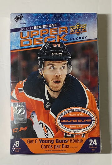 2020-21 UD HOCKEY SERIES 1 HOCKEY HOBBY BOX NEW SEALED LAFRENIERE YOUNG GUNS