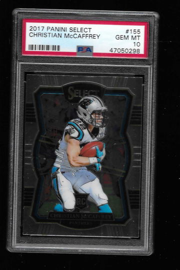 2017 PANINI SELECT CHRISTIAN McCAFFREY #155