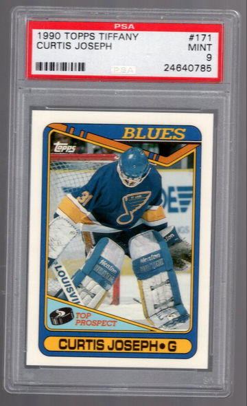 Curtis Joseph 1990-91 Topps Tiffany RC