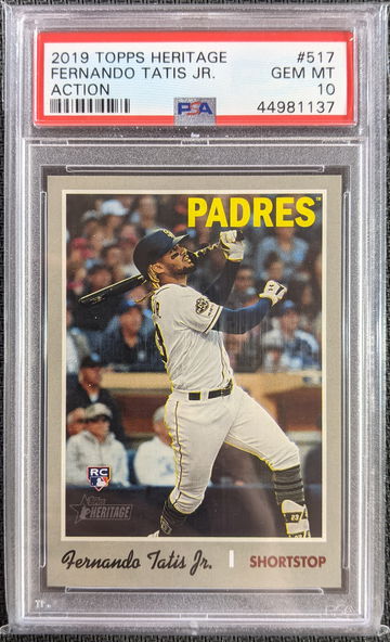 2019 topps heritage action Fernando Tatis Jr