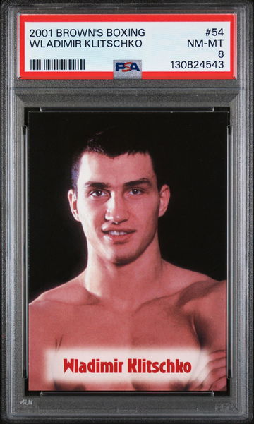 2001 Brown's Boxing Wladimir Klitschko #54 PSA 8