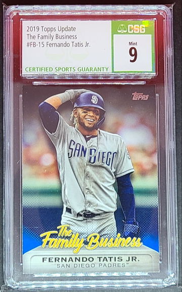 2019 Topps Update The Family Business  FB-15 Fernando Tatis Jr. CSG Mint 9