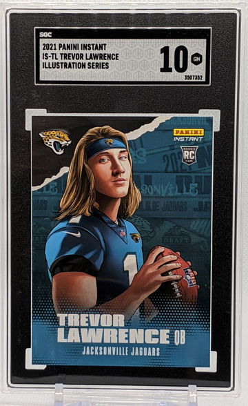 Trevor Lawrence Rookie RC Panini Instant Illustration 2021 SGC 10 PSA Gem Mint Jaguars
