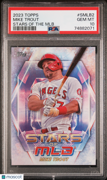 2023 Topps Stars Of MLB Mike Trout #SMLB2 PSA 10
