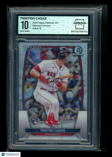 2023 Topps Bowman Chrome Triston Casas #MLB-8 National VIP RC Arena Club 10