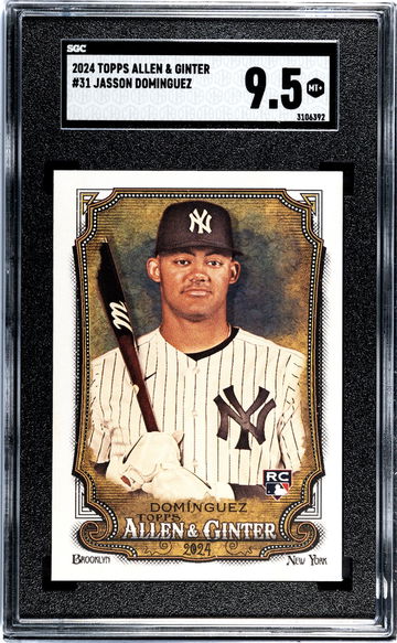 2024 Topps Allen & Ginter #31 Jasson Dominguez SGC 9.5
