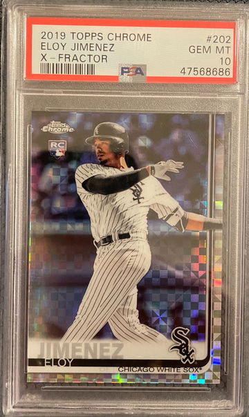 2019 Topps Chrome Xfractor Eloy Jimenez #202 PSA 10 GEM MINT