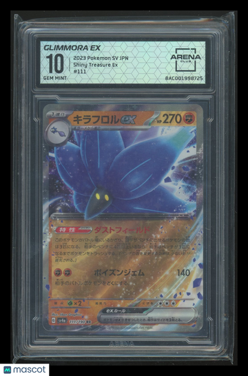 2023 Pokemon Shiny Treasure EX Glimmora Japanese Arena Club 10 #111/190