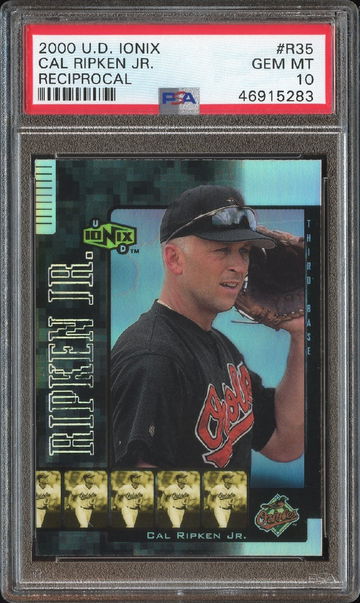 2000 UD Ionix Reciprocal #R35 Cal Ripken PSA 10