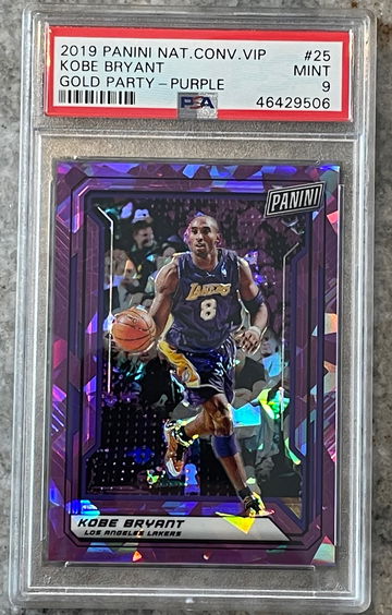 2019 Kobe Bryant Gold Party Purple /99