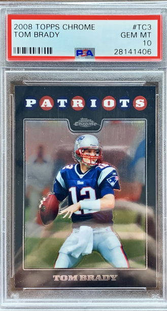 Tom Brady Topps Chrome PSA 10 POP 42