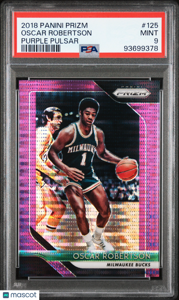 2018 Panini Prizm Oscar Robertson #125 Purple Pulsar PSA 9