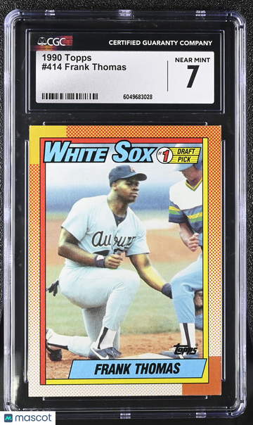 1990 Topps Frank Thomas #414 CGC 7