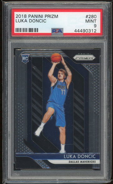 2018 Panini Prizm Luka Doncic PSA 9