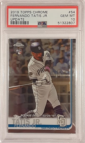 2019 Topps Chrome Update Fernando Tatis Jr. - PSA 10 Jr
