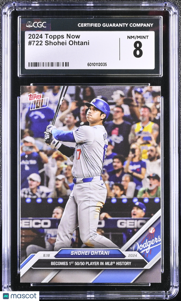 2024 Topps Now Shohei Ohtani #722 CGC 8