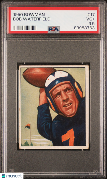 1950 Bowman Bob Waterfield #17 PSA 3.5