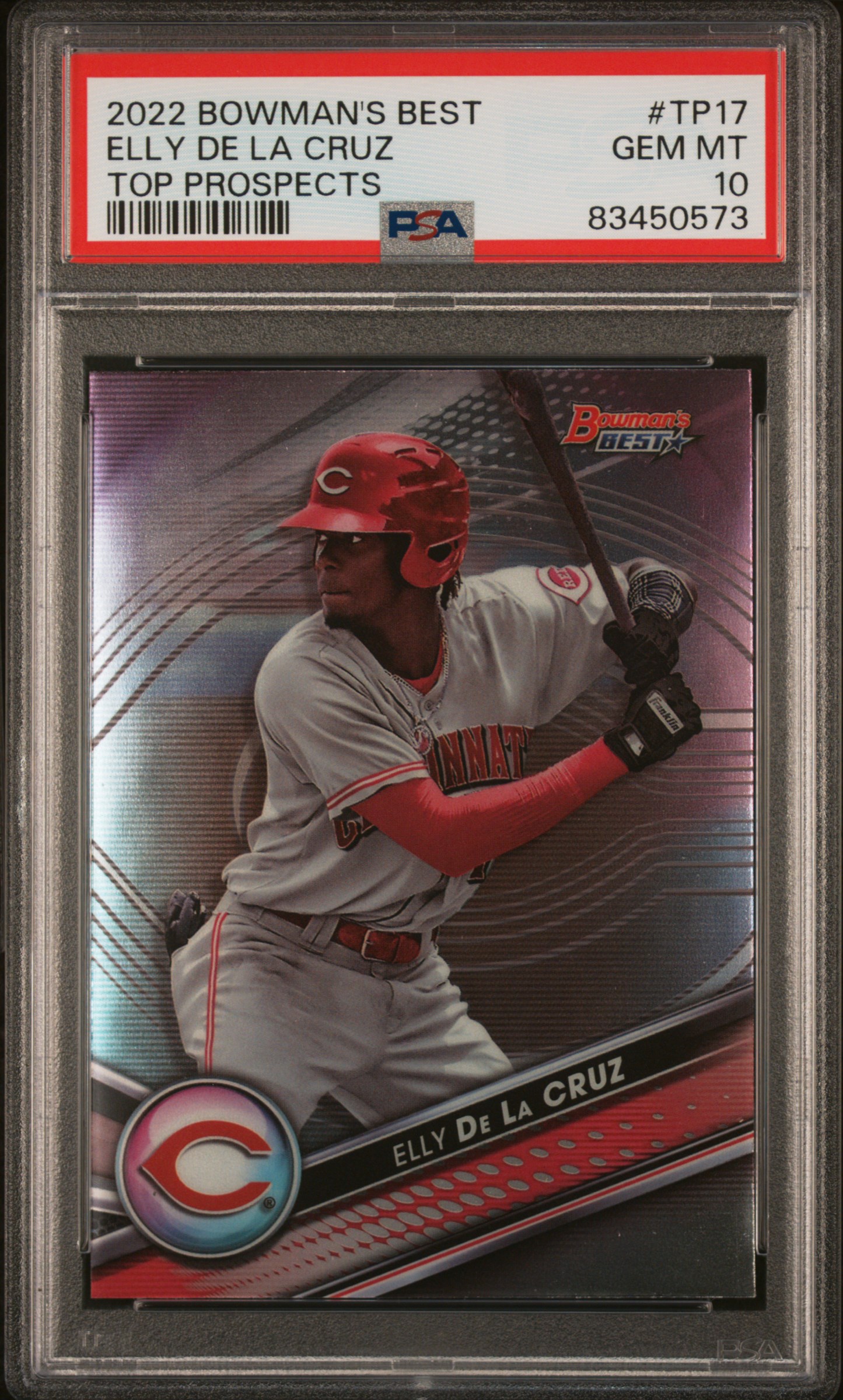 Elly De La Cruz 2022 Bowman's Best Top Prospects #TP17 PSA 10