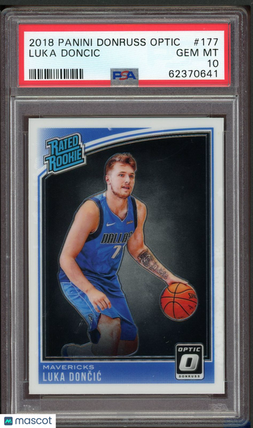 2018 Panini Donruss Optic Luka Doncic #177 PSA 10