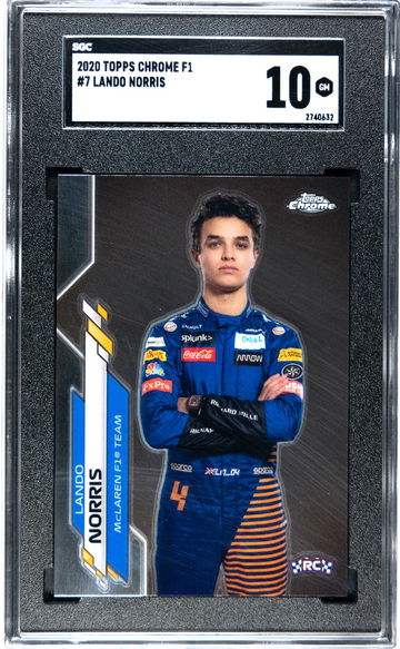 2020 Topps Chrome Lando Norris Rookie RC Formula 1 F1 SGC 10