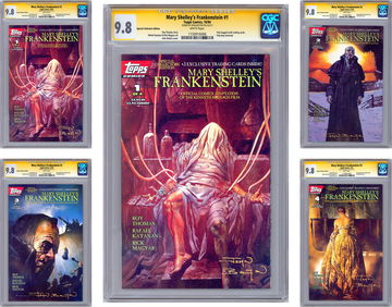 MARY SHELLEY’S FRANKENSTEIN #1-4 CGC-SS 9.8 ALL 4 SIGNED ARTIST JOHN BOLTON 1994