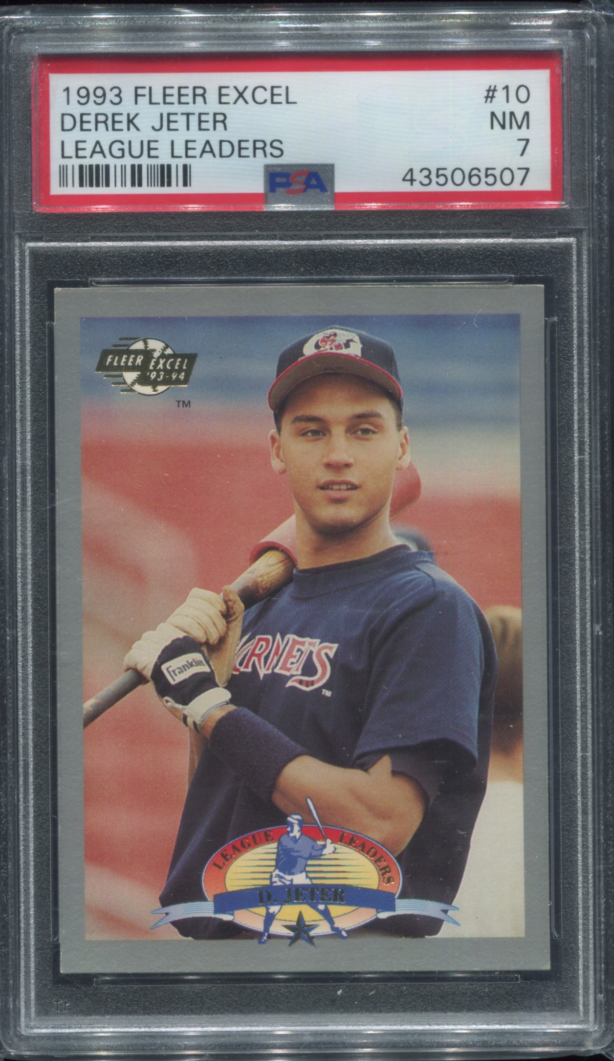 Derek Jeter 1993 Fleer Excel PSA 7