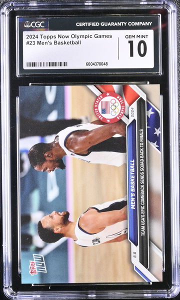 2024 TOPPS MEN'S BASKETBALL #23 CGC 10