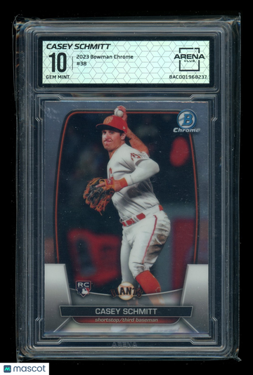 2023 Bowman Chrome Casey Schmitt #38 RC Arena Club 10