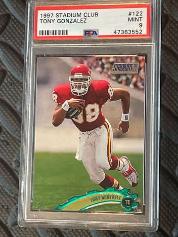 1997 Stadium Club Tony Gonzalez mint 9