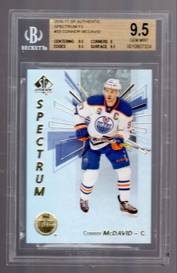 Connor McDavid 2016-17 SP Authentic Spectrum FX