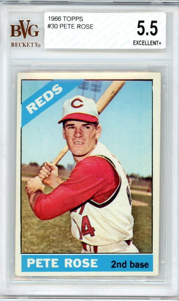 1966 TOPPS PETE ROSE BVG 5.5