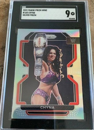 2022 Panini Prizm WWE Legends Silver Prizms - Chyna - SGC 9 Mint MT