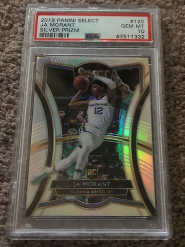 Ja Morant select silver prizm