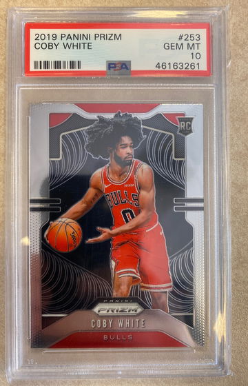 Coby White prizm psa 10