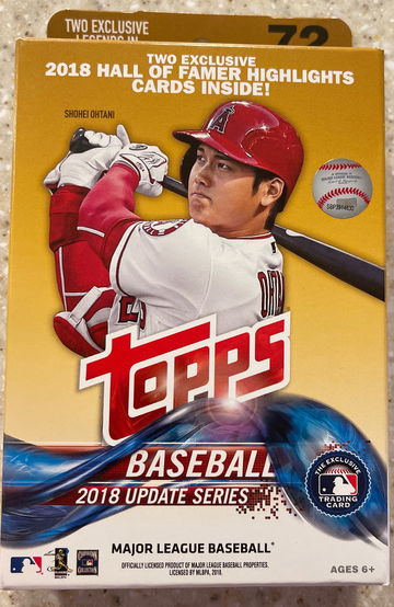 2018 TOPPS UPDATE HANGER BOX