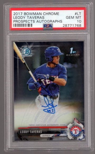 Leody Taveras 2017 Bowman Auto