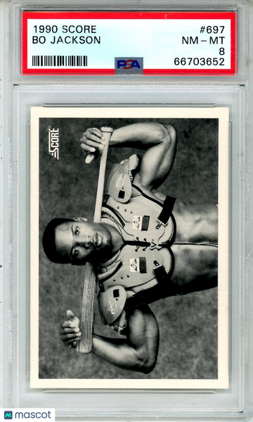 1990 Score Bo Jackson #697 PSA 8