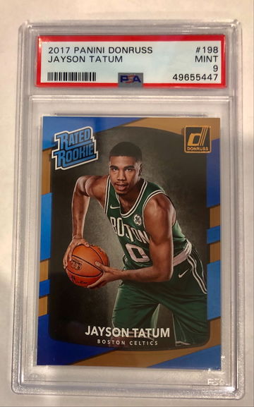 2017 Jayson Tatum Donruss #198 PSA 9
