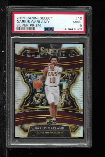 2019 PANINI SELECT DARIUS GARLAND SILVER PRIZM PSA 9