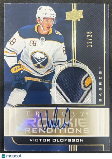 2020 2019-20 Upper Deck Trilogy Rookie Renditions Victor Olofsson #RR-28 /25