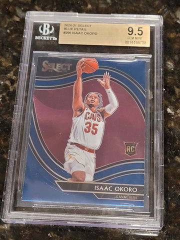 2020-21 Isaac Okoro Select Courtside #296 BGS 9.5