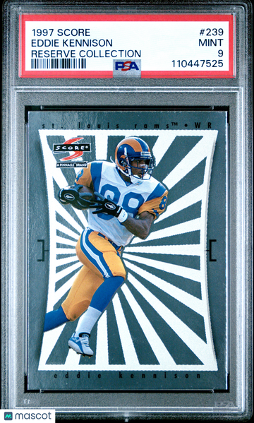 1997 Score Eddie Kennison #239 Reserve Collection PSA 9