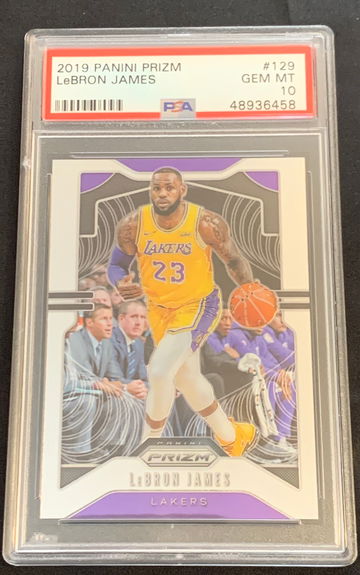 2019 Prizm Lebron James PSA 10