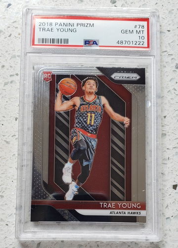 2018 Prizm Trae Young Rookie RC PSA 10