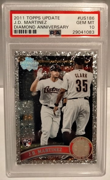 J.D. (JD) Martinez 2011 Topps Update Diamond Anniversary PSA 10 #US186  POP 62