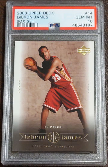 2003 Upper Deck, Lebron James Box Set, #14, Rookie, PSA 10