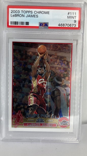 Lebron James 2003 Topps Chrome 