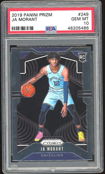2019-20 Prizm Ja Morant PSA 10 RC