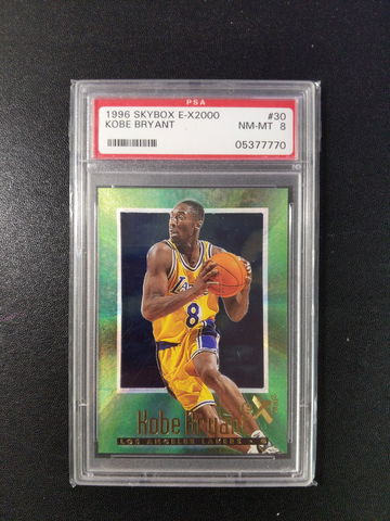 1996 Skybox E-X 2000 #30 KOBE BRYANT PSA8