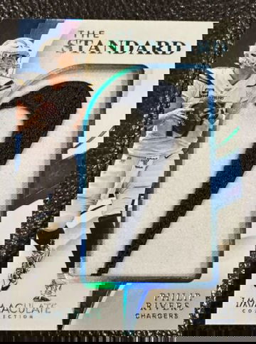 2020 Immaculate Philip Rivers The Standard Full Nike Swoosh 1/1 Chargers